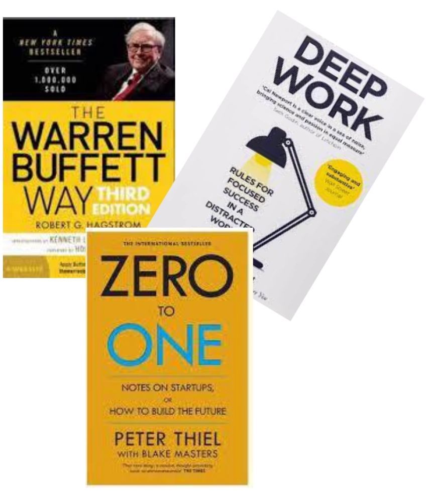     			The Warren Buffett Way + Deep Work + Zero To One