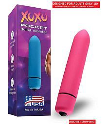 Gizmoswala Pocket Bullet Vibrator for Women | Waterproof sex toys for women | Sleek &amp; Discreet Design | Silicone Vibrator for Women (Pink)