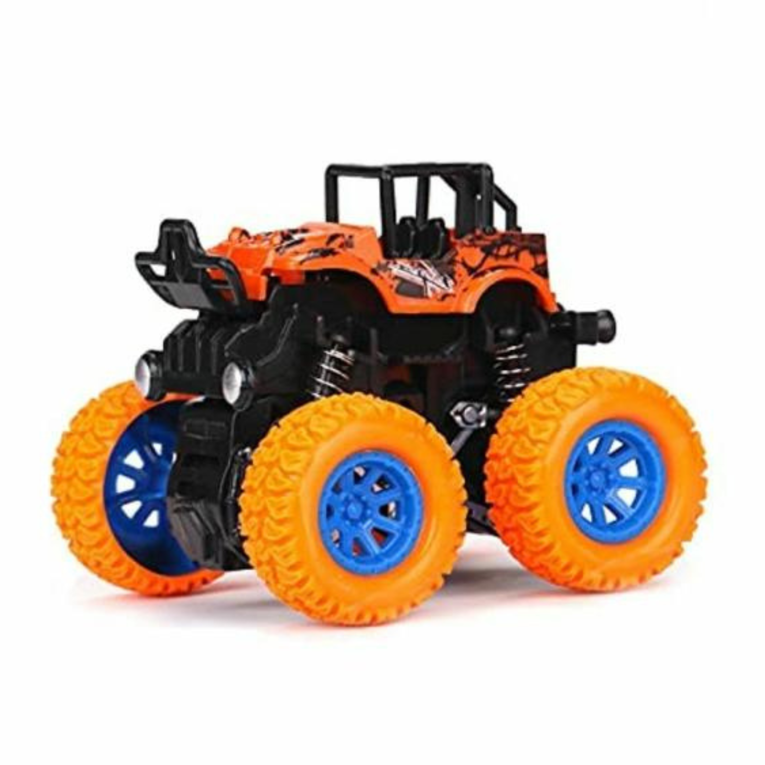     			Mini Monster Trucks Friction Powered Cars for Kids, Toddler Toys Inertia Car Toys (Stunt Car Single)