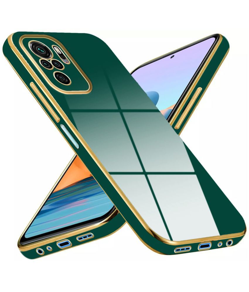     			NBOX - Green Silicon Plain Cases Compatible For Xiaomi Redmi Note 10 Pro ( Pack of 1 )