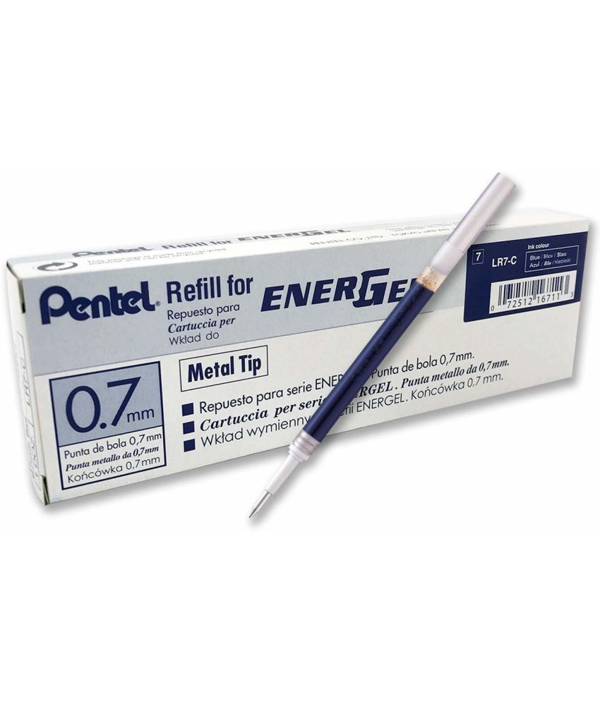     			Pentel Pentel Energel Refill 0.7Mm Gel Pen Refill (Pack Of 20, Blue)