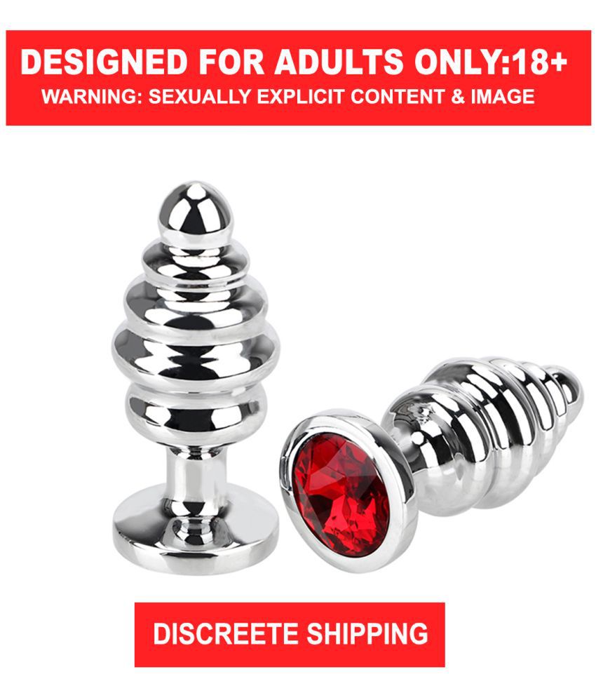     			Spiral Butt Kaamastra Stainless Steel Crystal butt plug Sexual Anal Plug Sex Toy For Men And Women