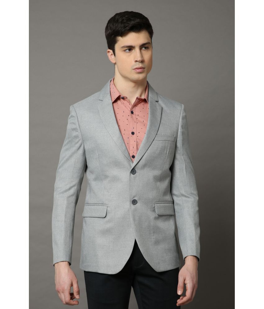     			Cool Colors - Grey Polyester Slim Fit Men's Blazer ( Pack of 1 )