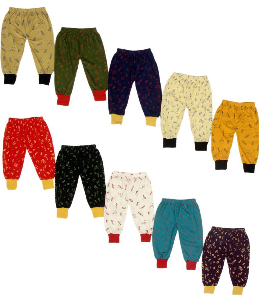    			DIAMOND EXPORTER - Multi Color Cotton Boys Trackpant ( Pack of 10 )