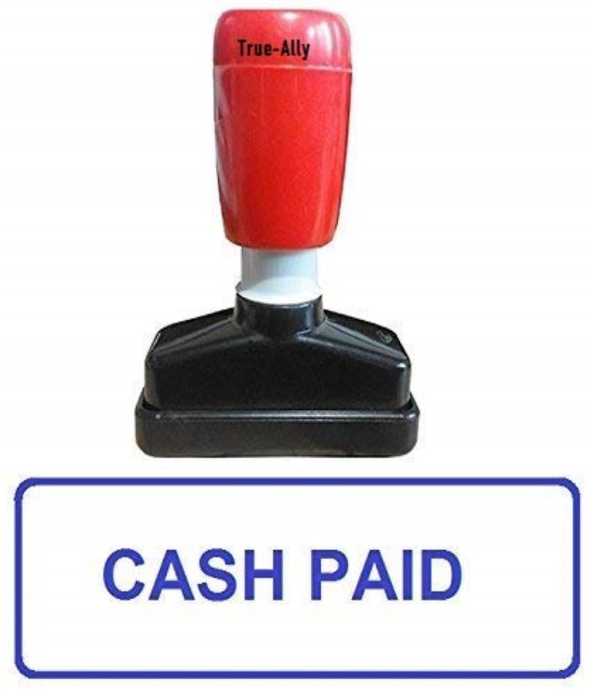     			Dey's Stationery Store Cash Paid Pre-Inked Rubber Stamp Office Stationary Message - Cash Paid( Blue Pack of 1 )