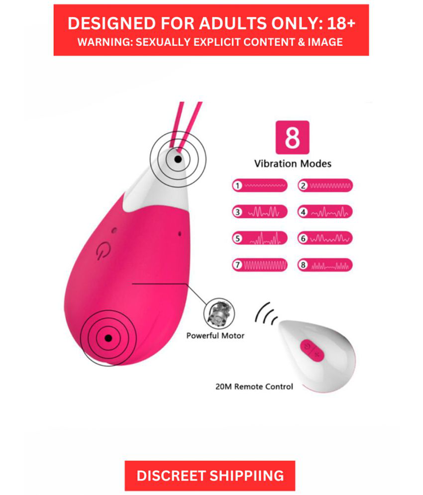     			8 Frequency Egg Vibrator By XXOO For Women With Strong Vibrations And A Remote Controller And A Free Lubricant