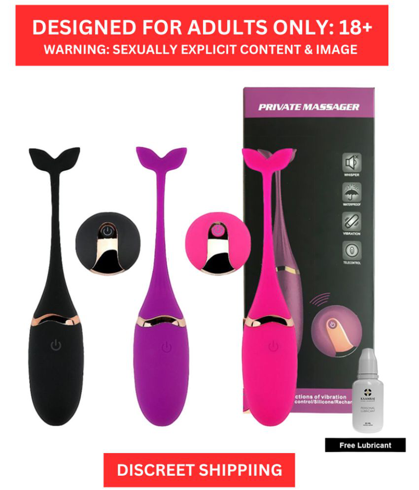     			Fishy Fling- Delicate Desires USB Charging fish Vibrating Egg for Women's by naughty Nights + Free Kaamraj Lube