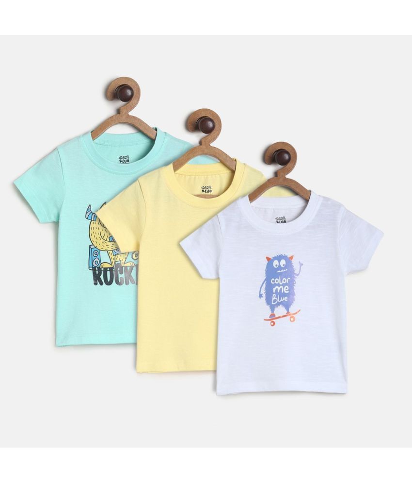     			MINI KLUB - Multi Baby Boy T-Shirt ( Pack of 3 )