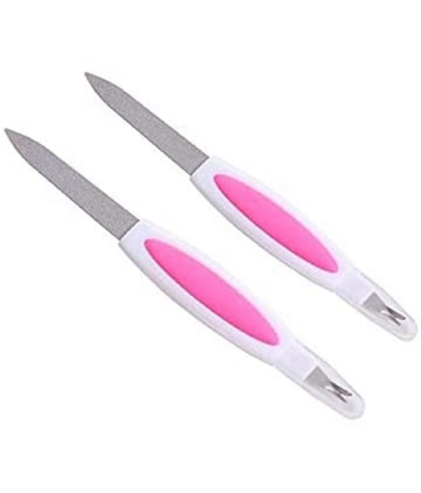     			MAPPERZ Nail File/2 in 1 Manicure Pedicure Nail File Tool Cuticle Trimmer Cutter Remover for Women (Colour May Vary)