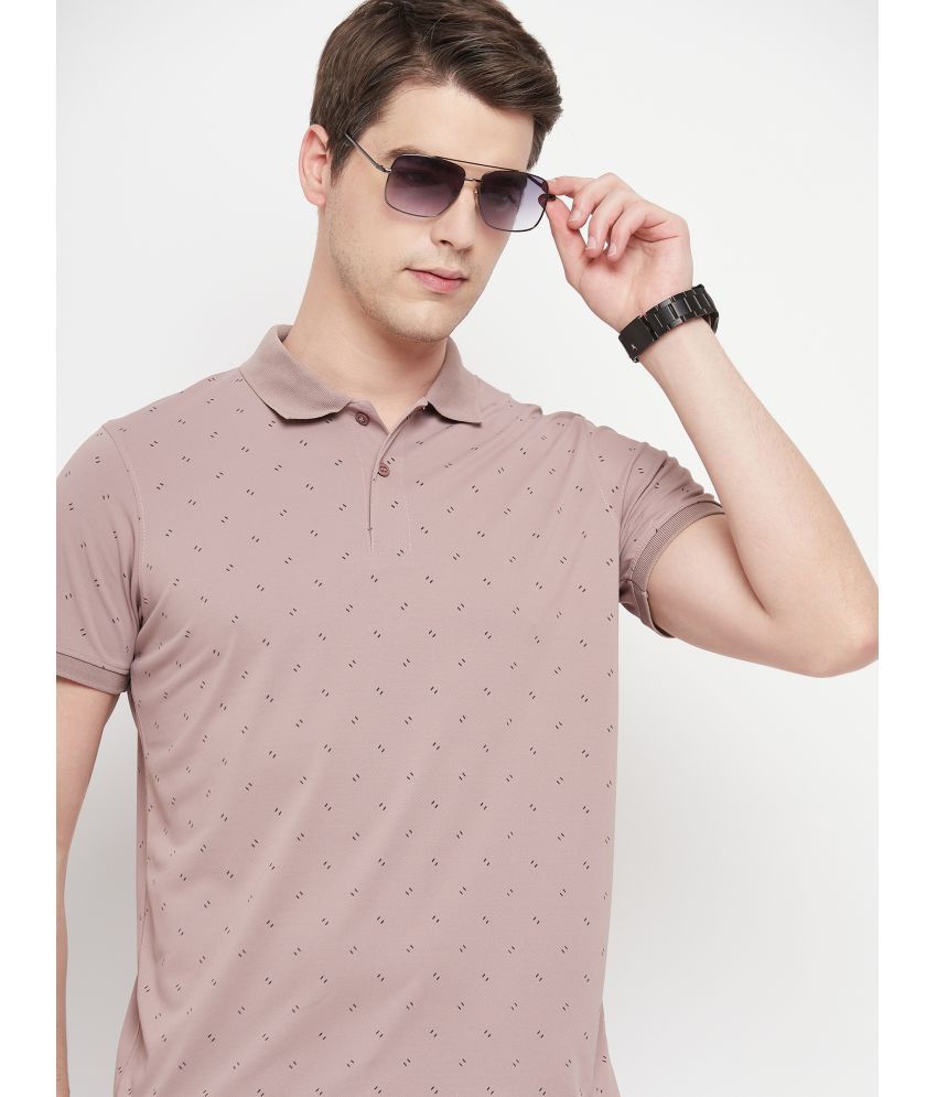     			OGEN - Peach Cotton Blend Regular Fit Men's Polo T Shirt ( Pack of 1 )