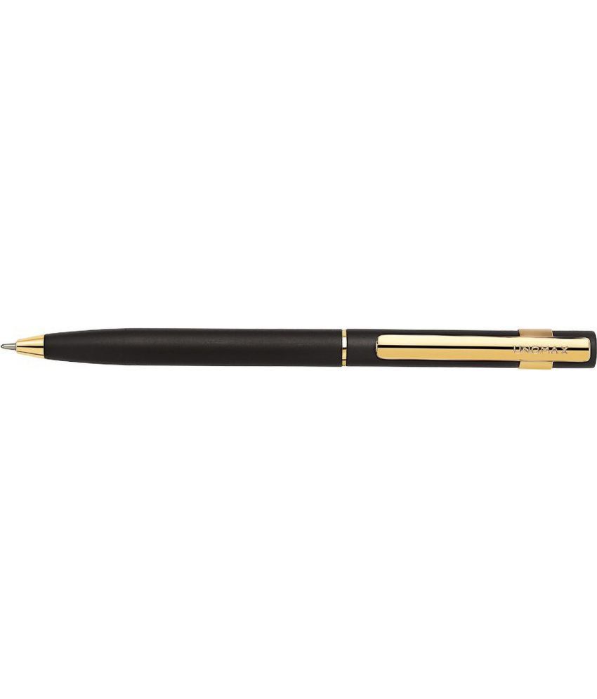     			Unomax Nexa Gold Premium Metal Body Jet Ink Technology Ball Pen (Pack Of 3, Blue)