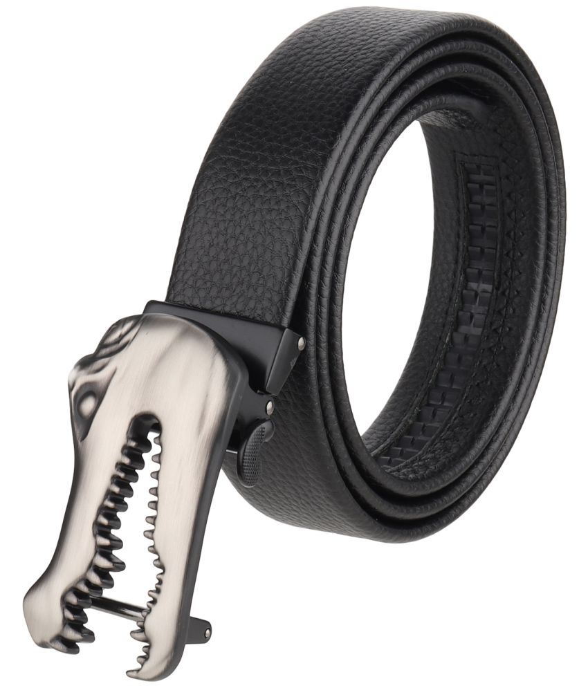     			Zacharias - Black Leather Men's Party Belt ( Pack of 1 )