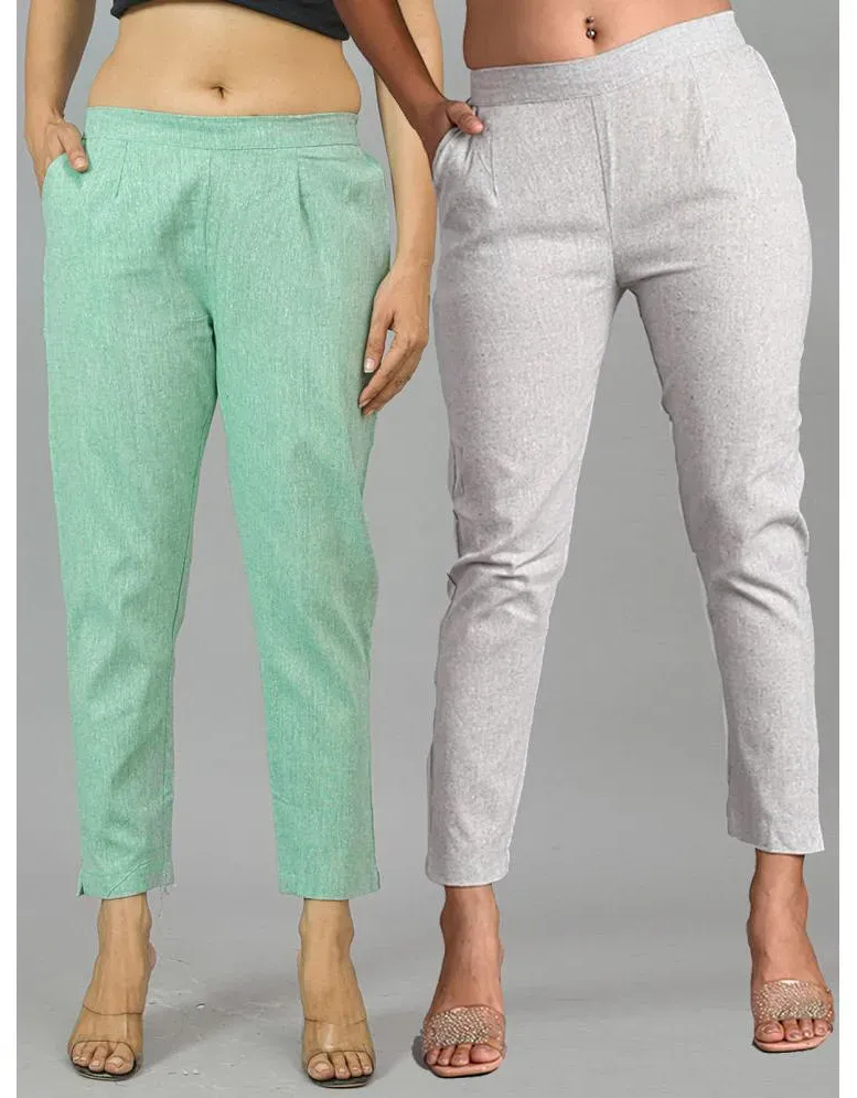 Buy Female Trousers Womens Fashion Brokenhole Stretch Pants Casual Pearl  Stretch Leggings Online at Best Prices in India  Snapdeal