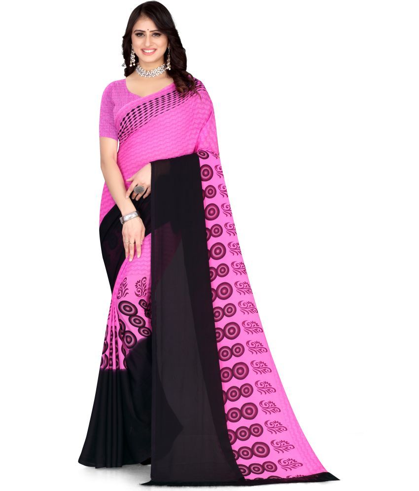     			LEELAVATI - Multicolor Georgette Saree With Blouse Piece ( Pack of 1 )