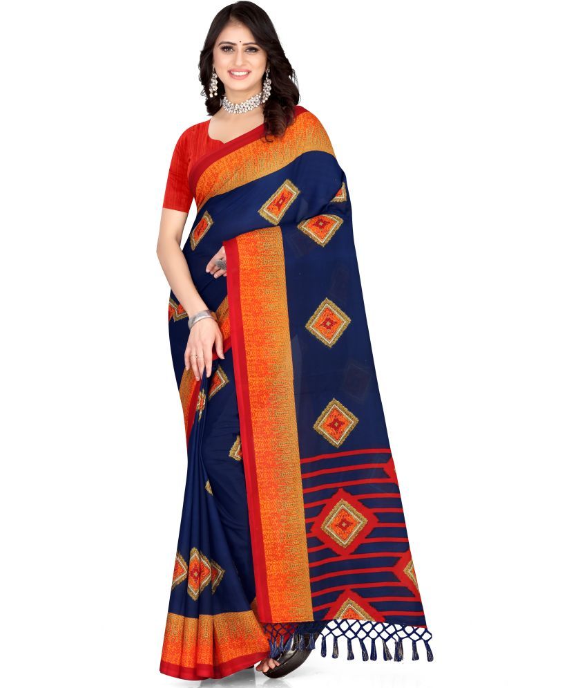     			LEELAVATI - Multicolor Georgette Saree With Blouse Piece ( Pack of 1 )