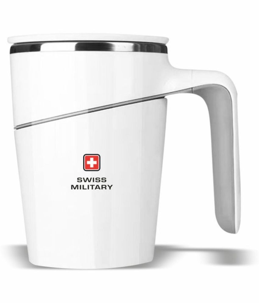     			Swiss Military - White Steel Flask ( 500 ml )