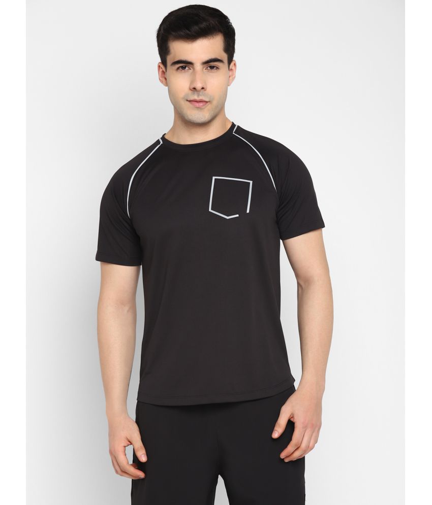     			UCLA - Black Polyester Regular Fit Men's T-Shirt ( Pack of 1 )