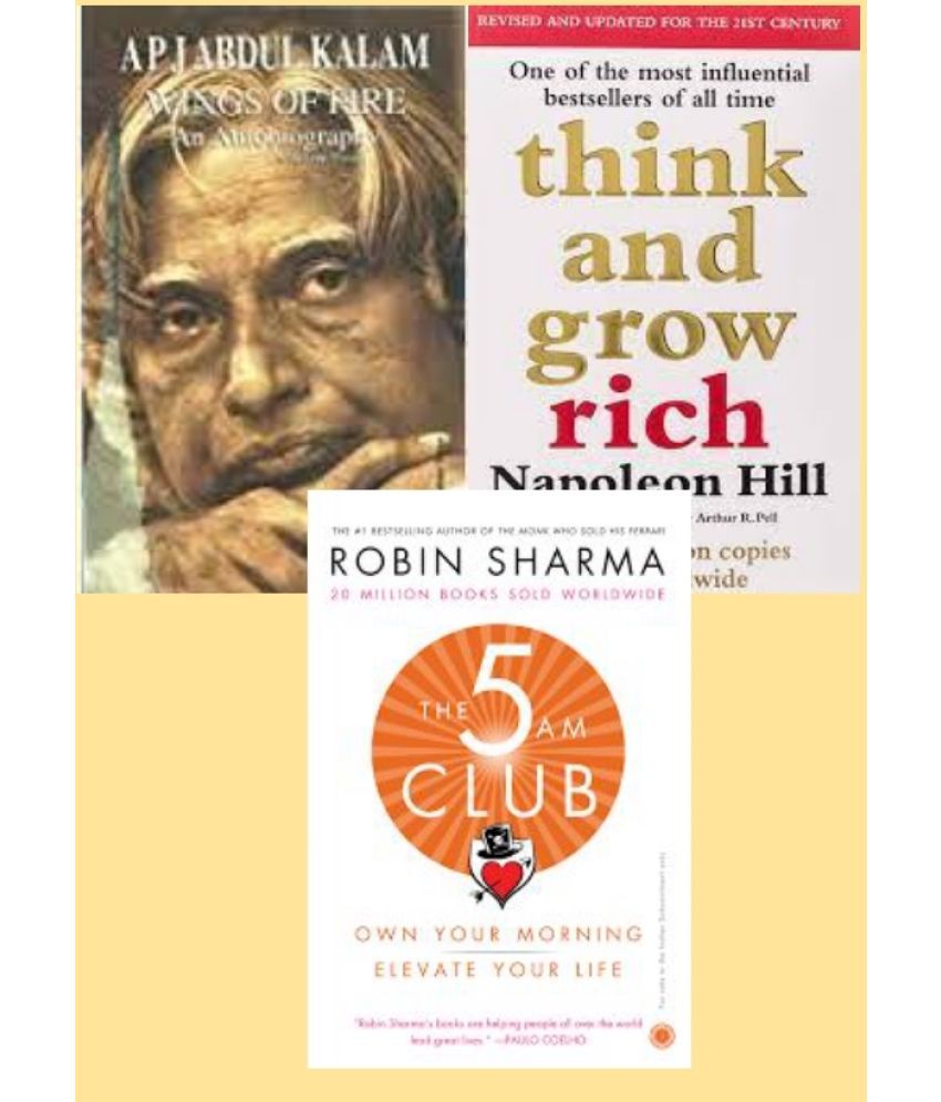     			Wings of Fire + Think and Grow Rich + 5 Am Club