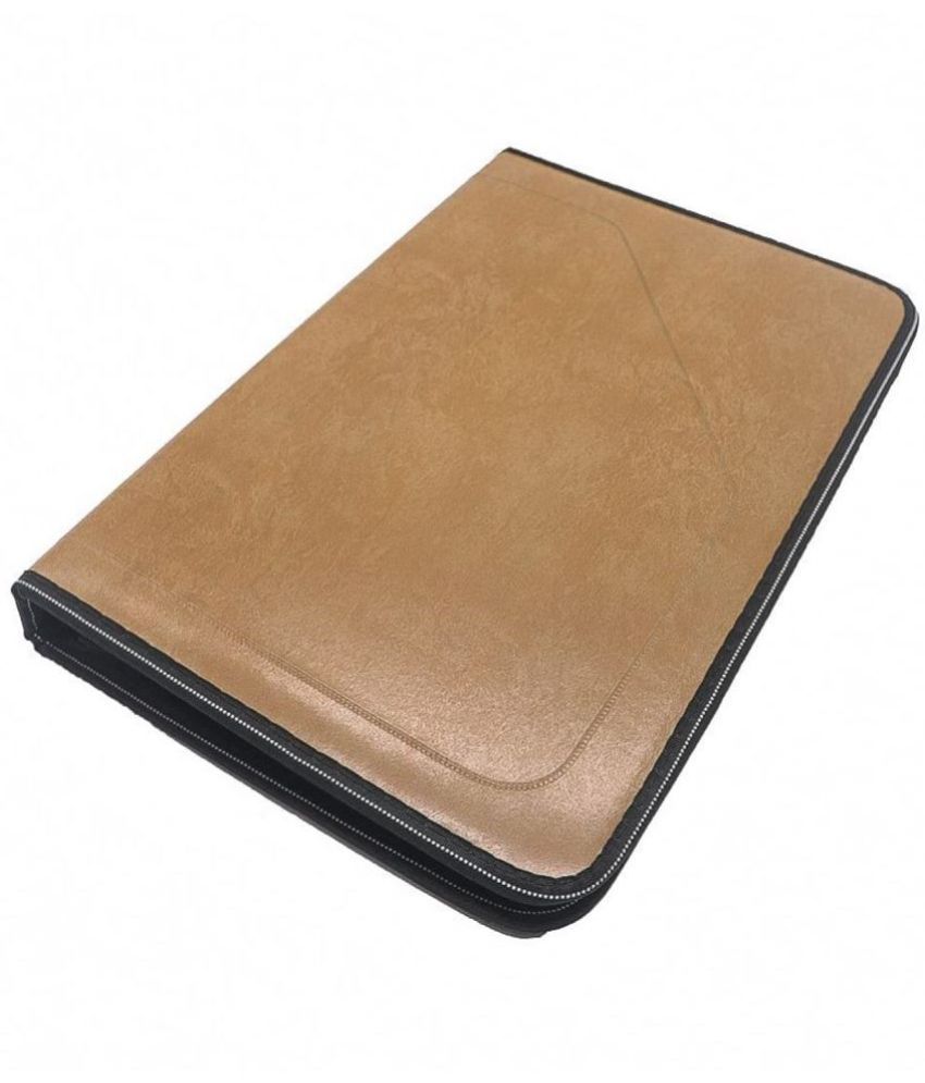     			RAVARIYA GRAPHIC - Brown Zip Folder ( Pack of 1 )