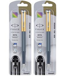 Parker Parker Beta Premium Ct Fountain Pen (Pack Of 2, Blue, Black)