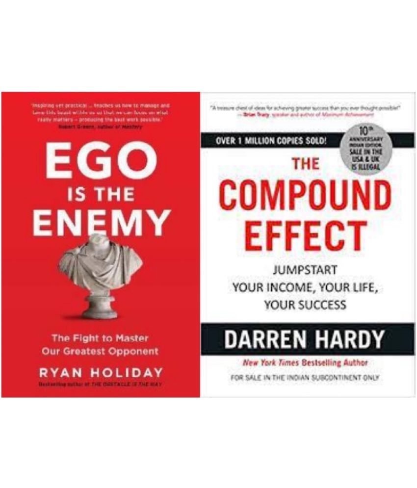     			Combo: Ego is the Enemy + The Compound Effect By Ryan Holiday & Darren Hardy