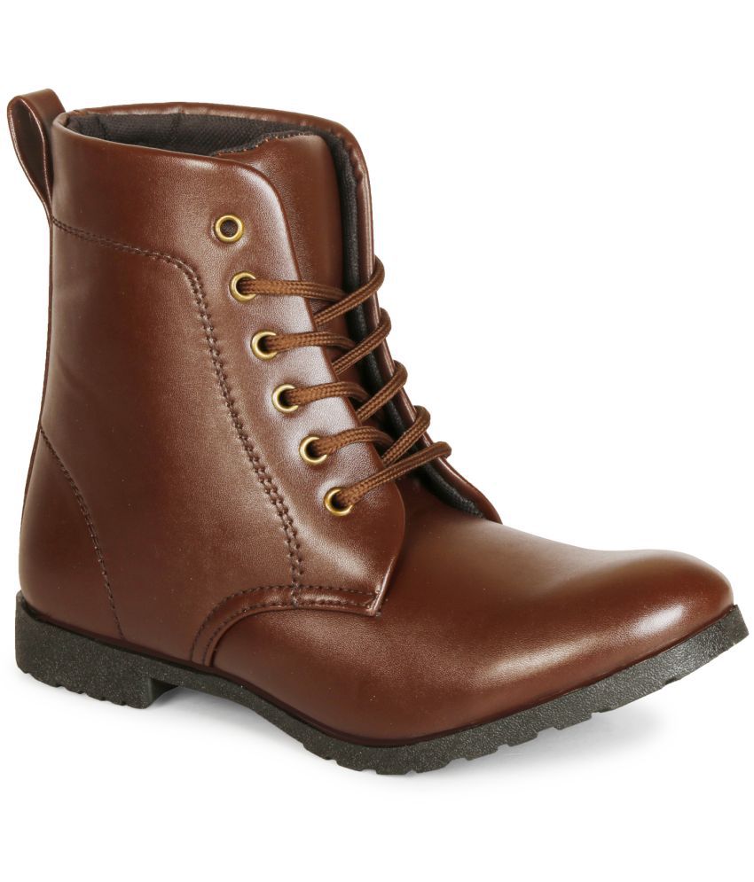     			Commander - Brown Women's Ankle Length Boots