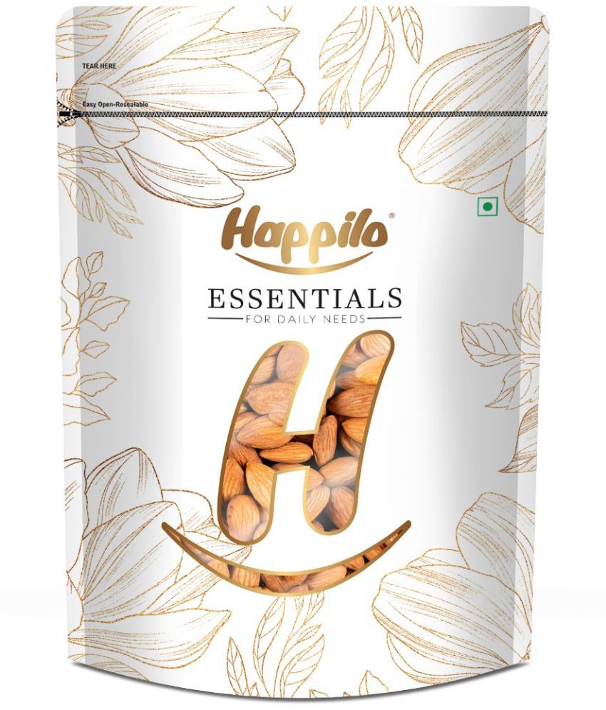     			Happilo Essentials Californian Popular Almond 1kg, Naturally Gluten Free, Unsalted, Low Carb and Healthy Snack, No Preservatives