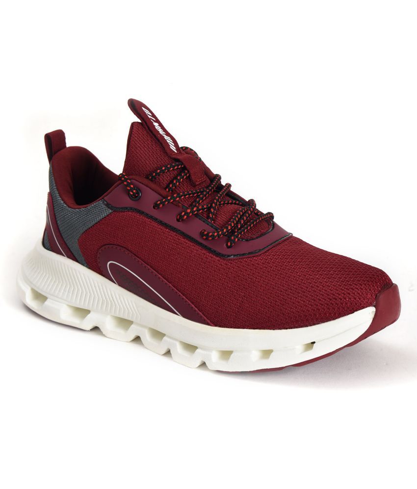     			Impakto - Maroon Men's Sports Running Shoes