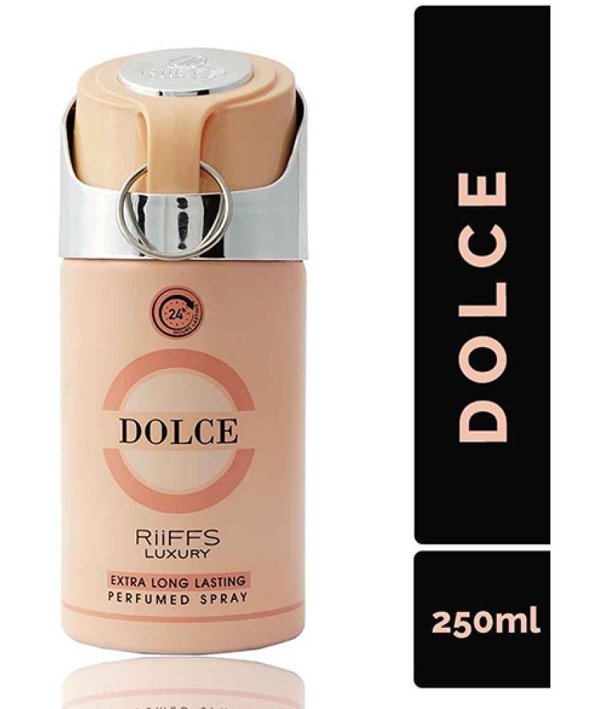     			RIIFFS - DOLCE Deo, Perfumed Body Spray, 250ml Deodorant Spray for Women 250 ml ( Pack of 1 )