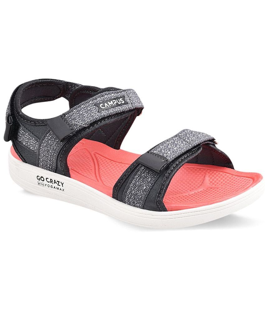     			Campus Gray Floater Sandals