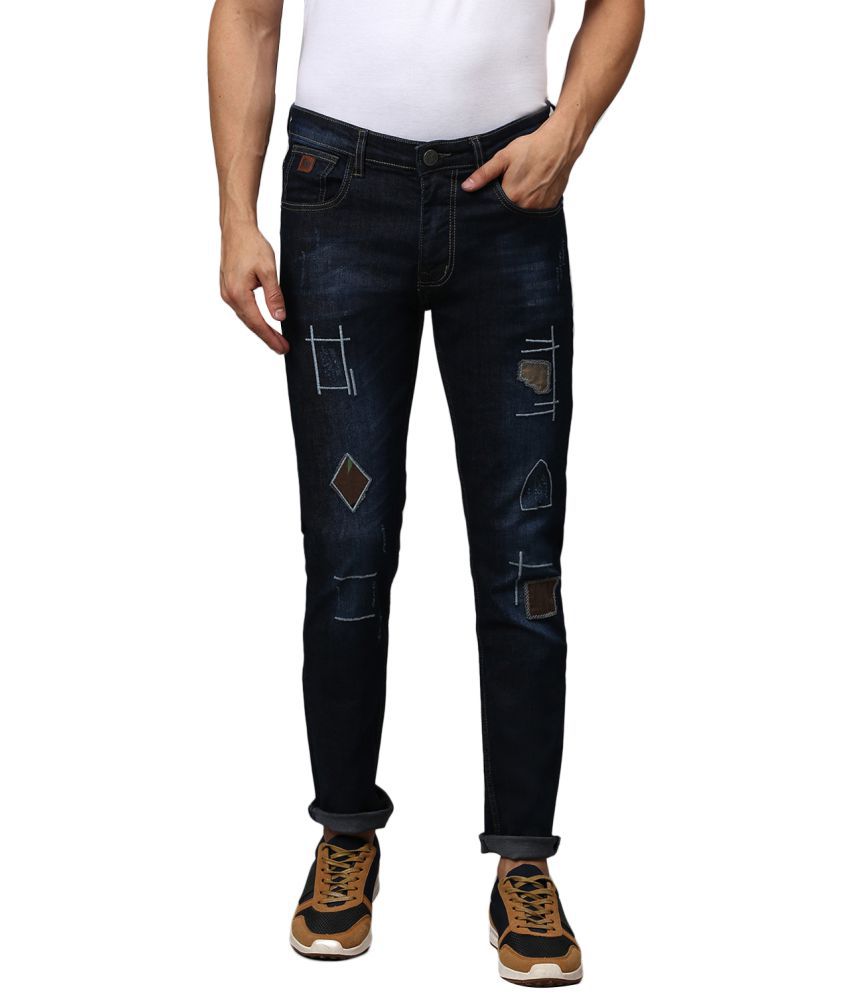     			Campus Sutra - Navy Blue Denim Slim Fit Men's Jeans ( Pack of 1 )