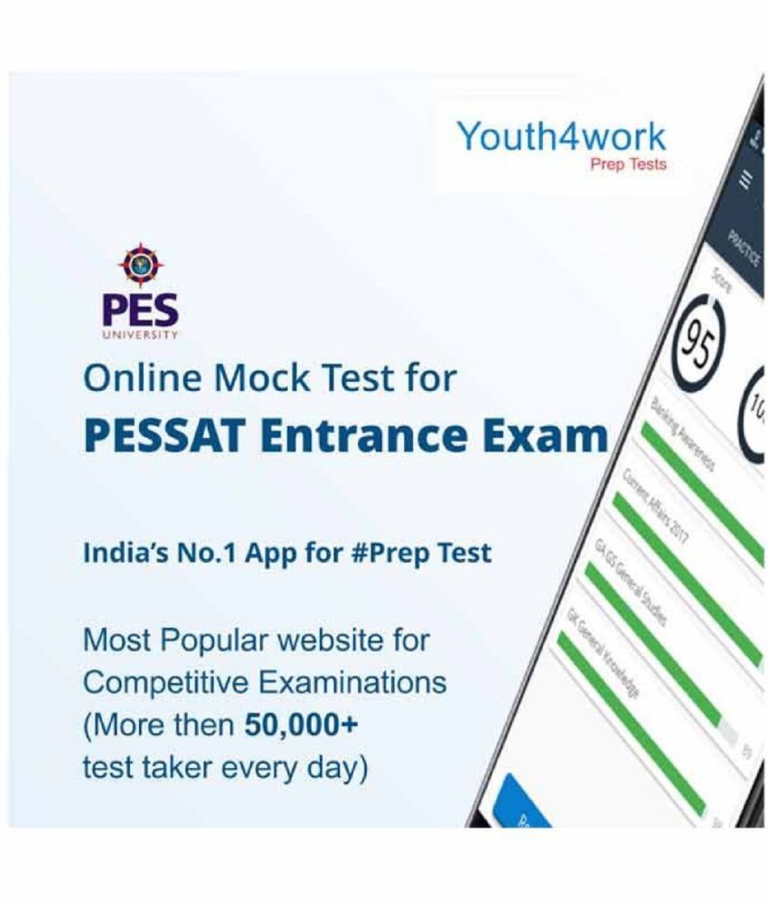     			AS Youth4work PES Scholastic Aptitude Test PESSAT Entrance Exam Mock Test Online Tests CD