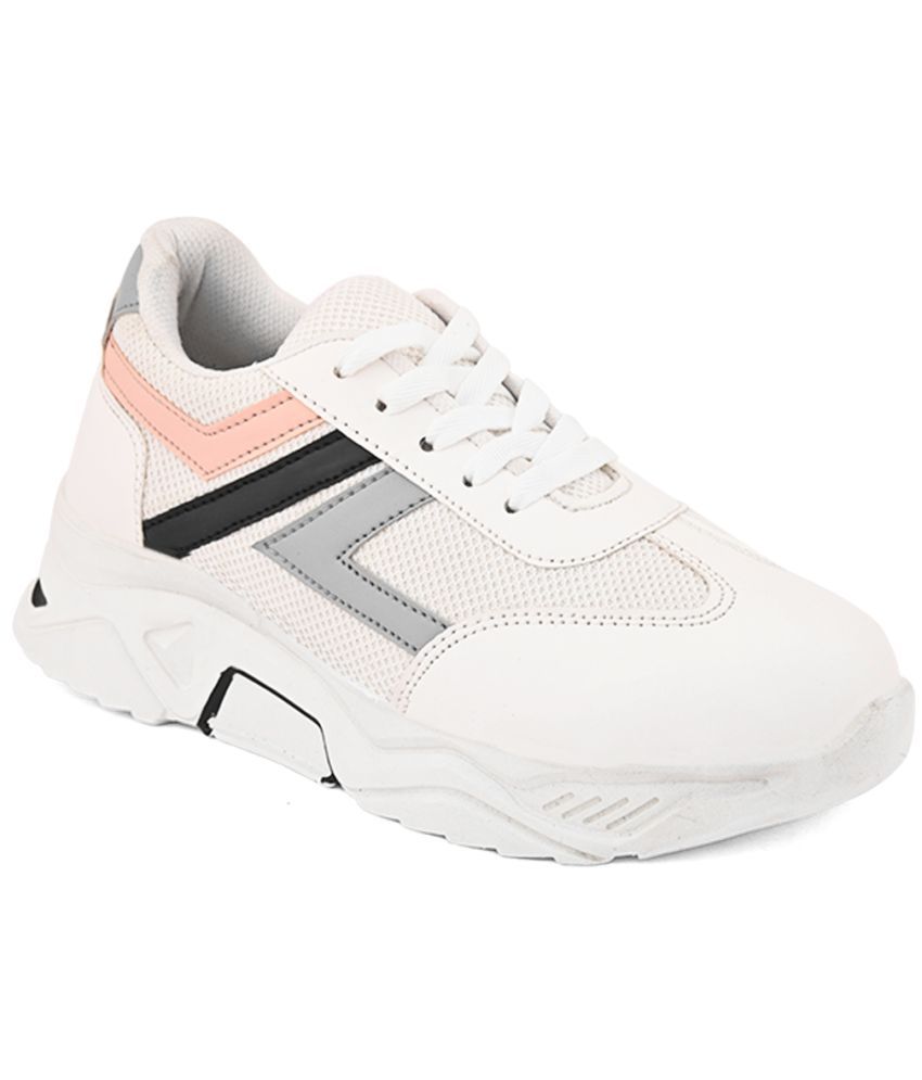     			Fentacia - White Women's Sneakers