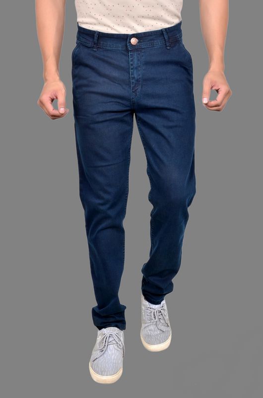     			MOUDLIN - Navy Blue Denim Slim Fit Men's Jeans ( Pack of 1 )
