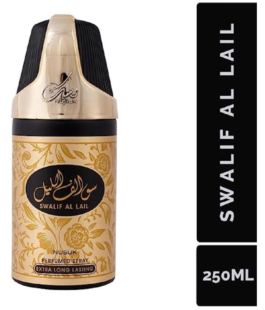     			NUSUK - SWALIF Deo Perfumed Body Spray 250ml Deodorant Spray for Unisex 250 ml ( Pack of 1 )