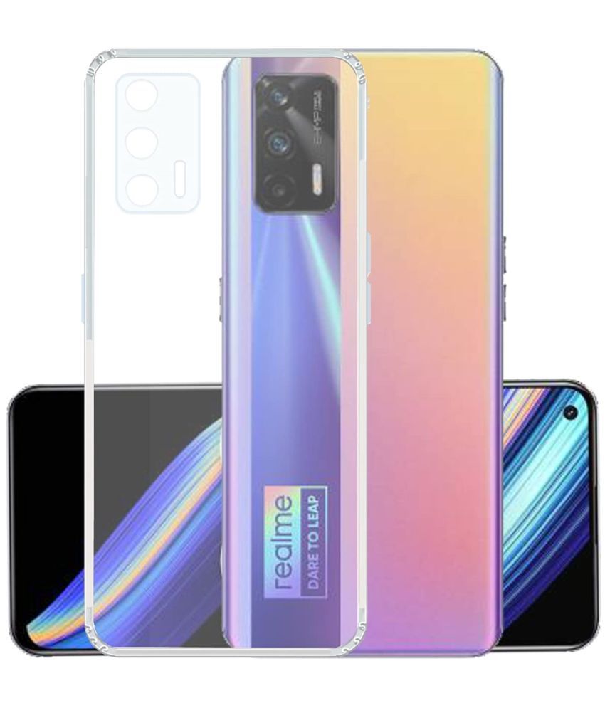     			ZAMN - Transparent Silicon Silicon Soft cases Compatible For Realme X7 ( Pack of 1 )