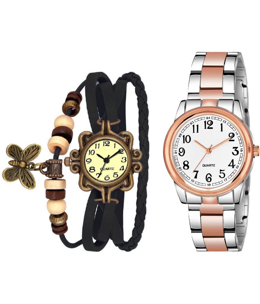     			DECLASSE - Dual Tone Watches Watches Combo For Women and Girls ( Pack of 2 )
