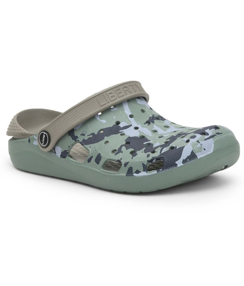     			Liberty - Green Boy's Clogs ( 1 Pair )