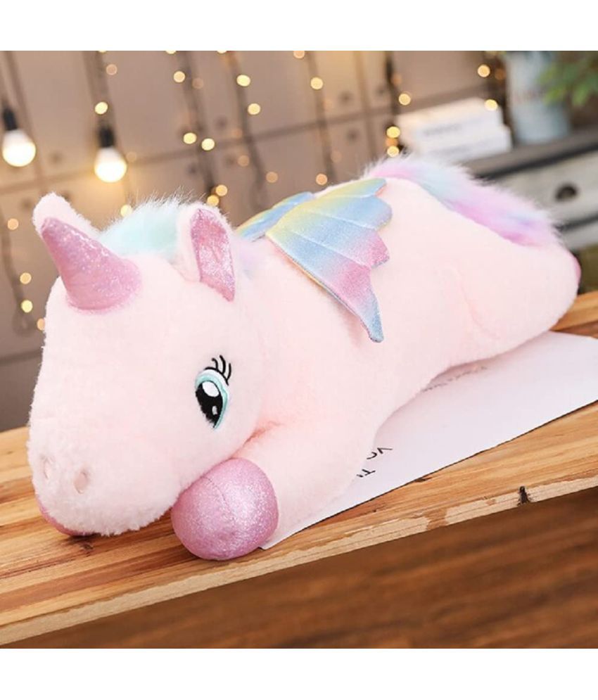     			Tickles Cute Unicorn Soft Stuffed Plush Animal Toy for Kids Birthday Gift (Color: Pink; Size: 30 cm)