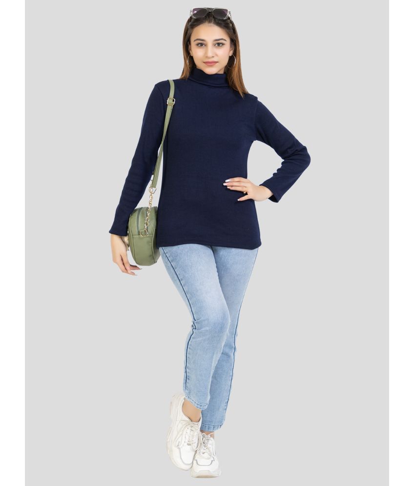     			YHA Cotton Blend Navy Pullovers - Single