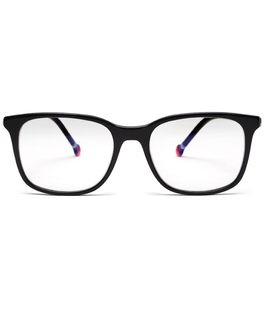     			YourSpex - Black Rectangular Eyeglass Frame ( Pack of 1 )