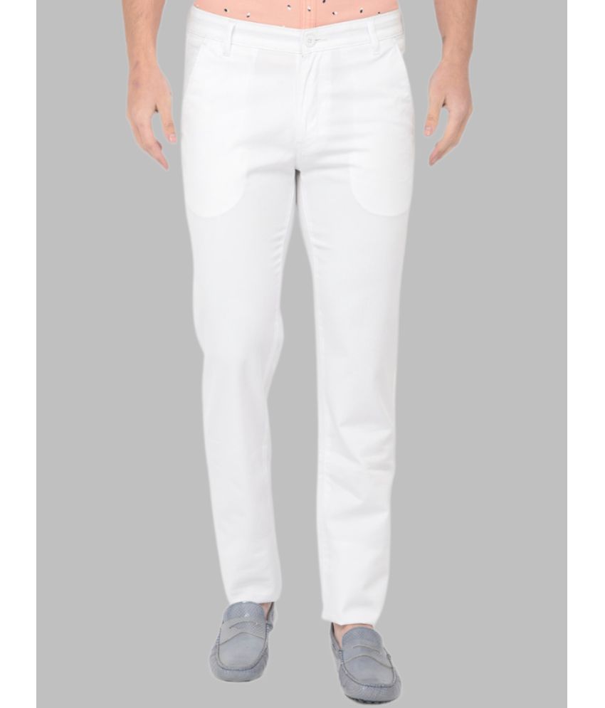     			HALOGEN White Skinny Chinos ( Pack of 1 )