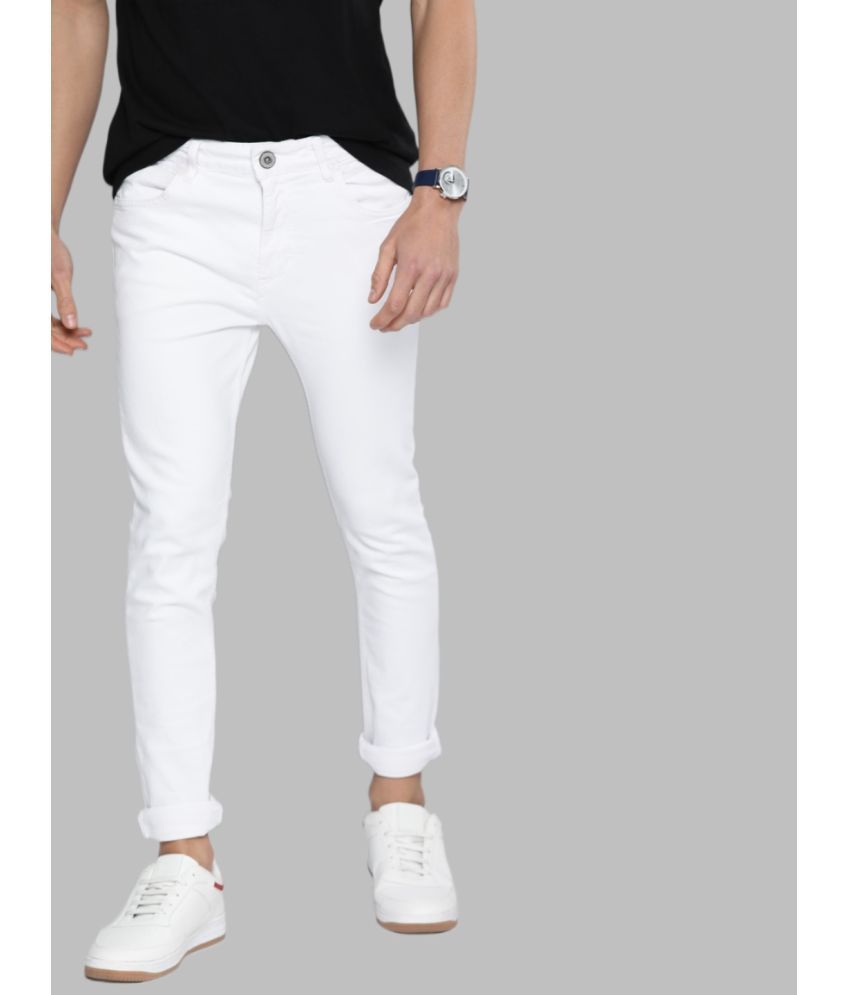     			x20 - White Denim Skinny Fit Men's Jeans ( Pack of 1 )