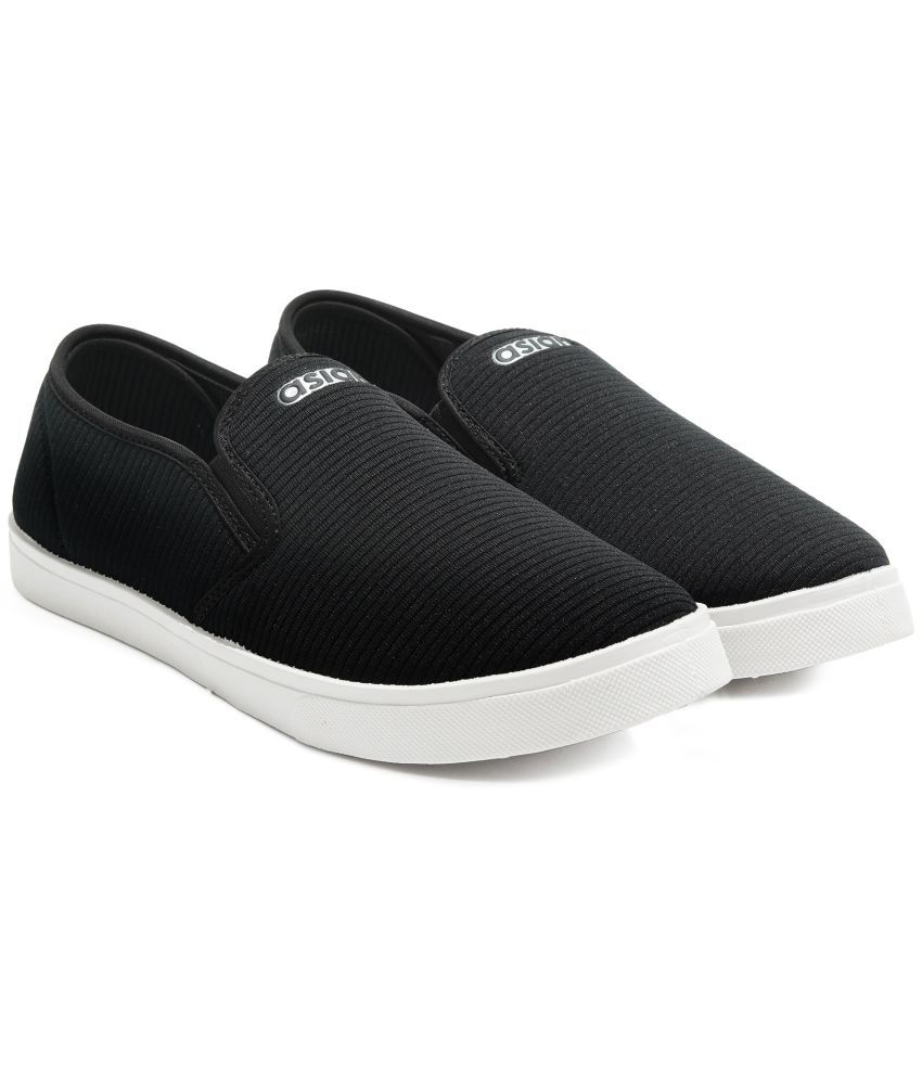     			ASIAN M-2027 Black Men's Slip-on Shoes