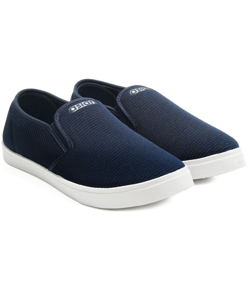     			ASIAN M-2027 - Blue Men's Slip-on Shoes