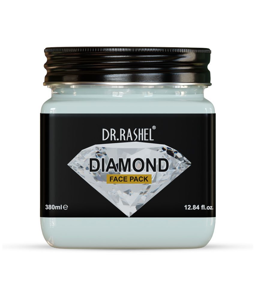     			DR.RASHEL Diamond Face Pack for Glowing Skin, Acne, Pimples, Detan, Blemishes, Pigmentation & Brightening, Face Cleansing for Face & Body (380 Ml)