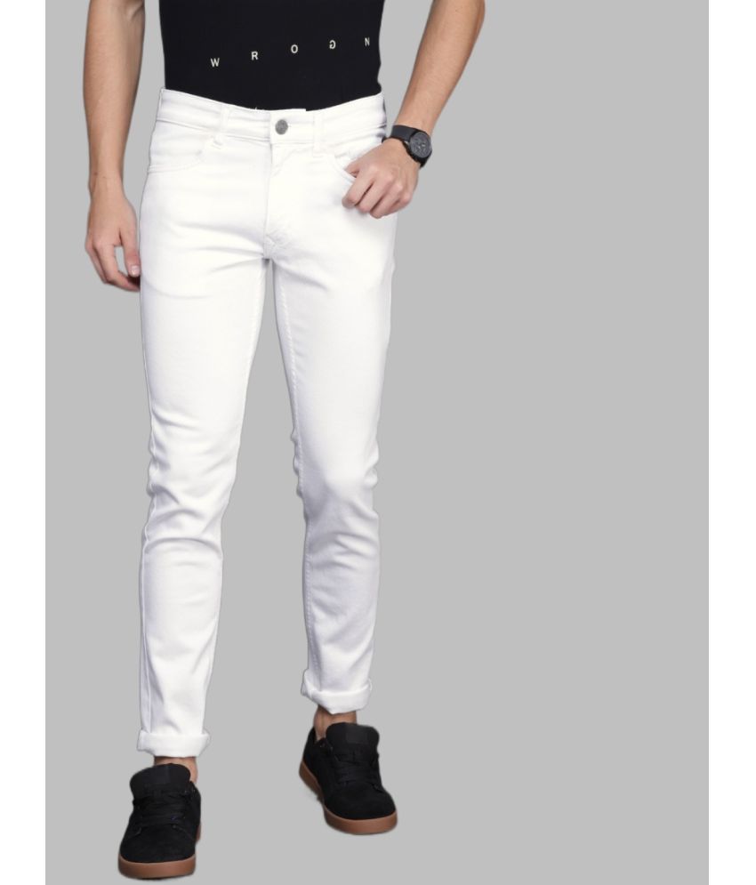     			Lawson - White Denim Slim Fit Men's Jeans ( Pack of 1 )