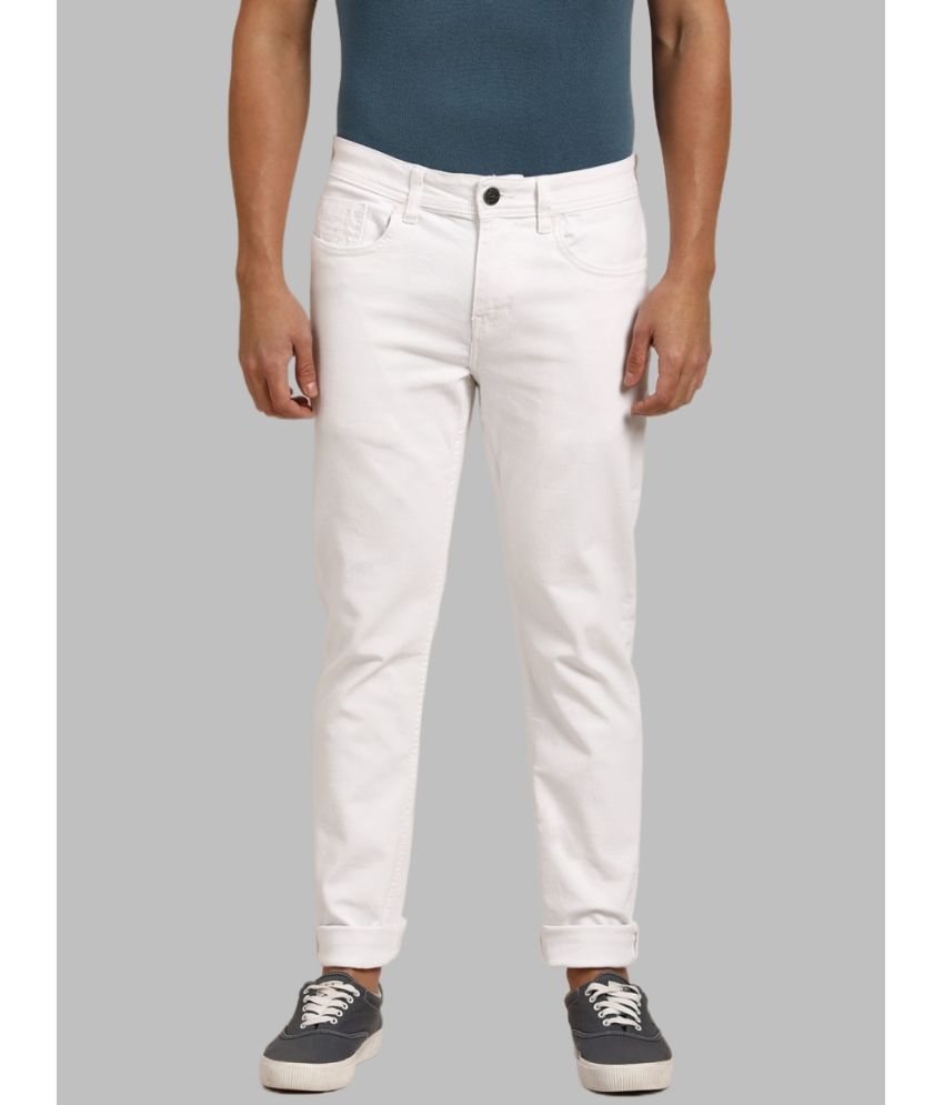     			Lawson - White Denim Slim Fit Men's Jeans ( Pack of 1 )