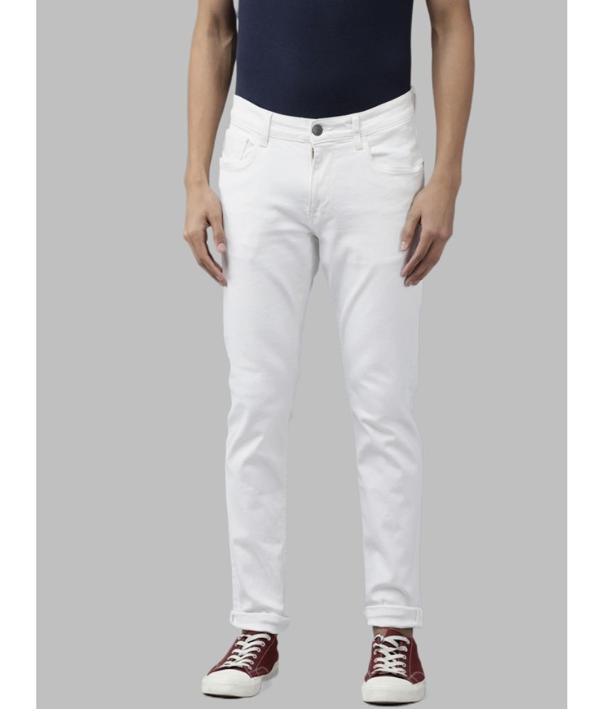     			Lawson - White Denim Slim Fit Men's Jeans ( Pack of 1 )