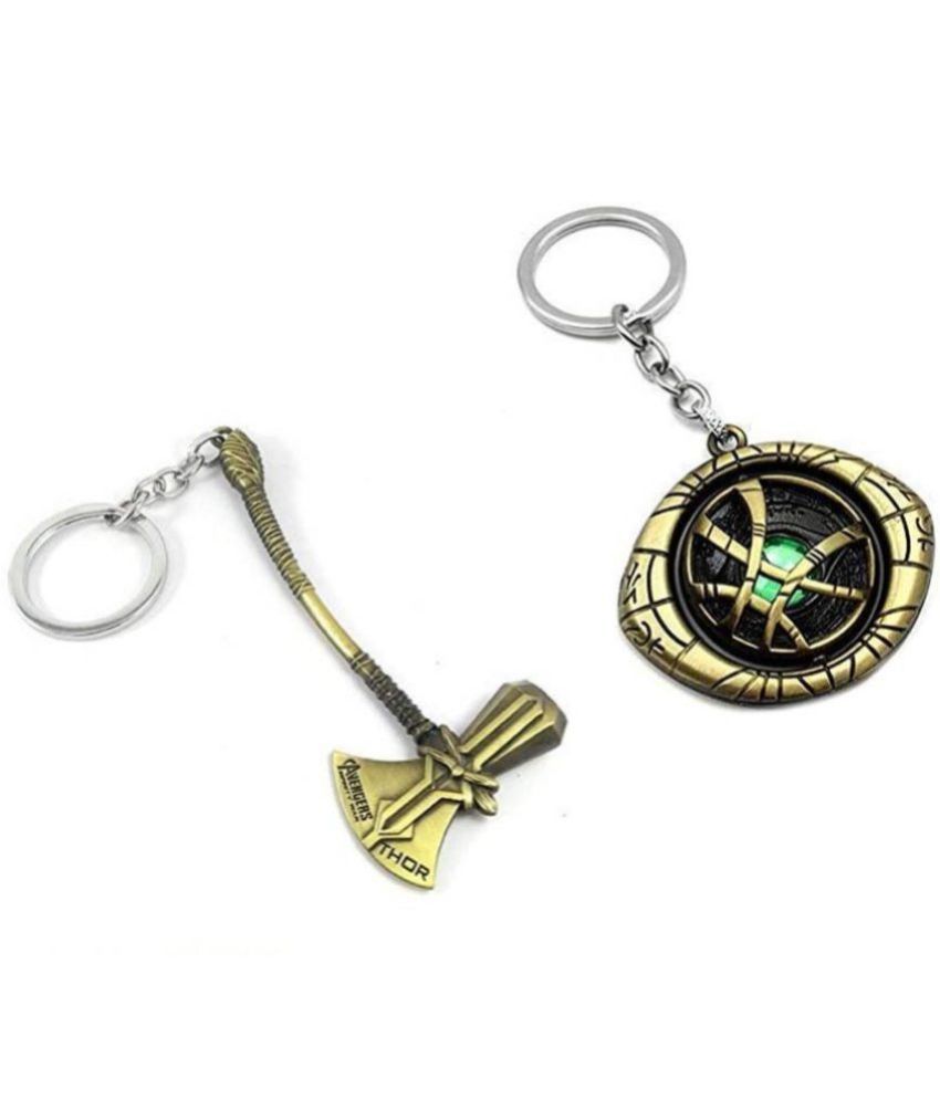     			ZYZTA - Multicolor Men's Character Keychain ( Pack of 2 )